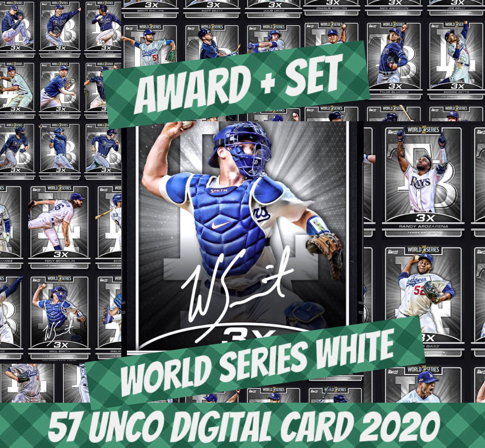 Topps Bunt Will Smith Unco Award + Set (1+56) World Series White 2020 Digital