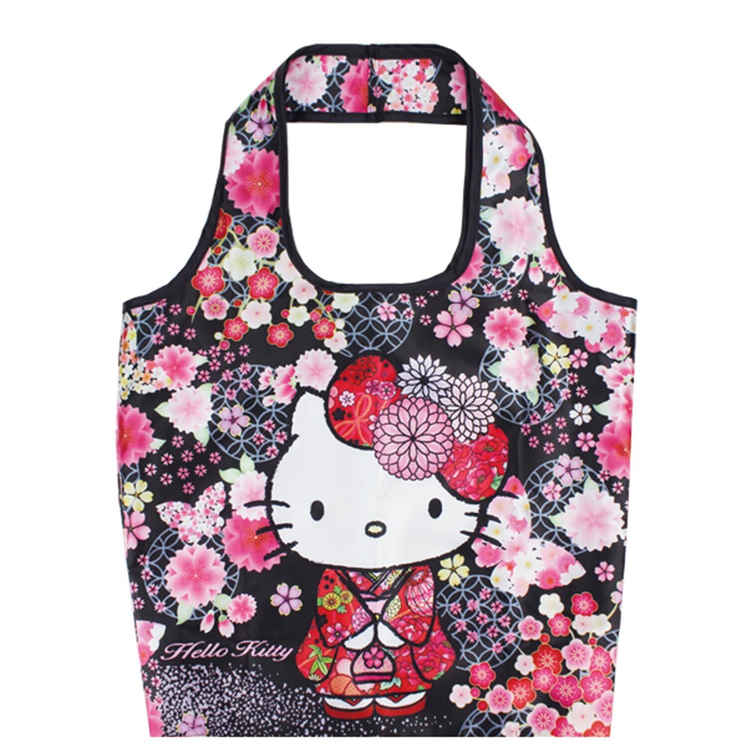 Yasuda Trading Hello Kitty Japanese Pattern Eco Bag