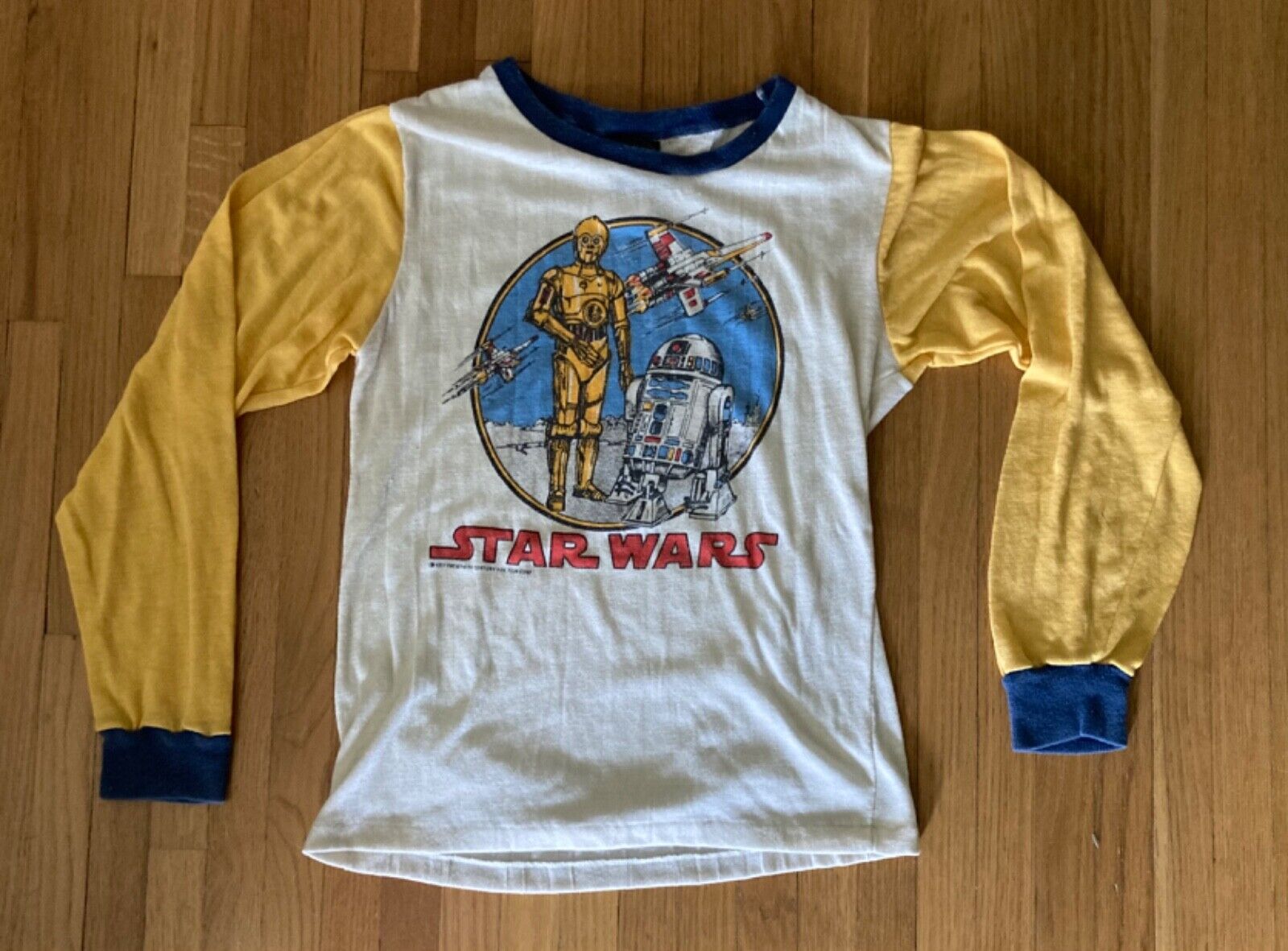 Original 1977 Star Wars Youth Pajama Top - Large