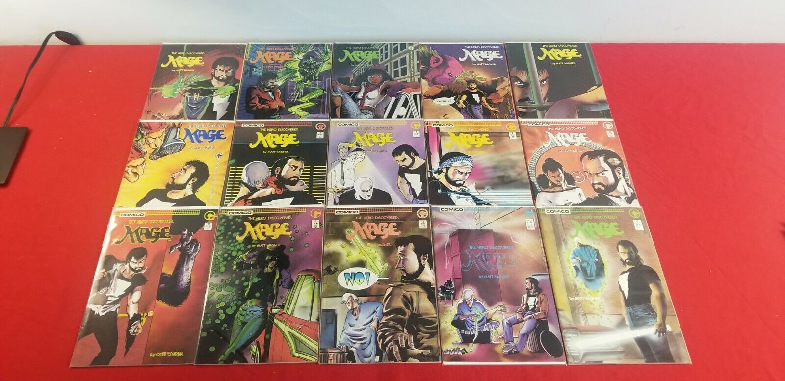Mage The Hero Discovered Complete Set 1-15 FN Comico Comic Run Lot