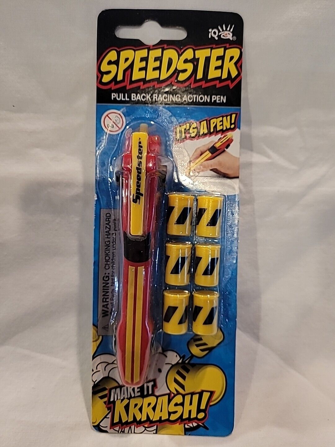 IQ Speedster Pull Back Racing Action Pen Brand New