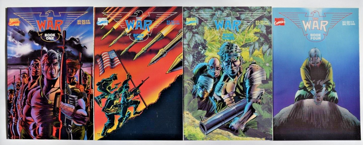 WAR (1989) 4 ISSUE COMPLETE SET #1-4 MARVEL COMICS