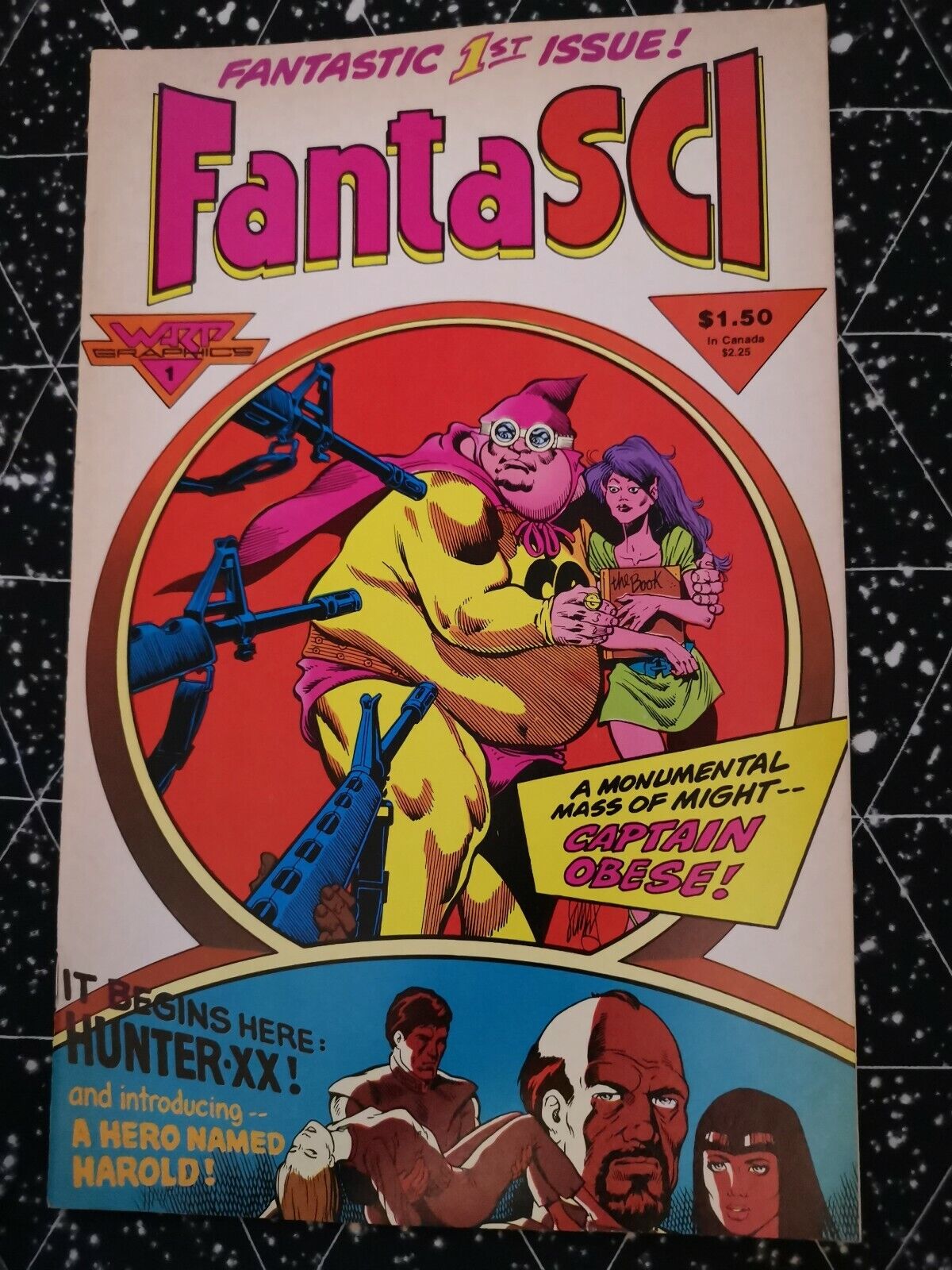 FantaSci (1987) #1 (VF/NM) Warp Captain Obese