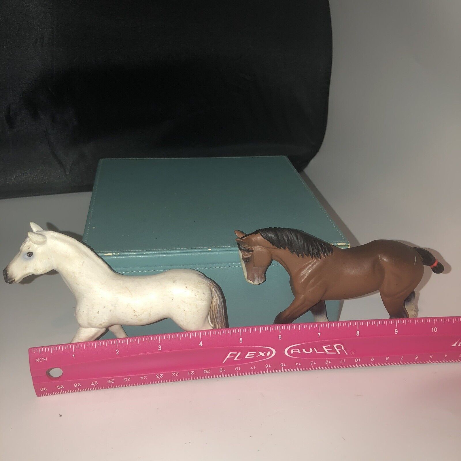 2 Safari Ltd. Horses One Clydesdale Figures 6” Fun