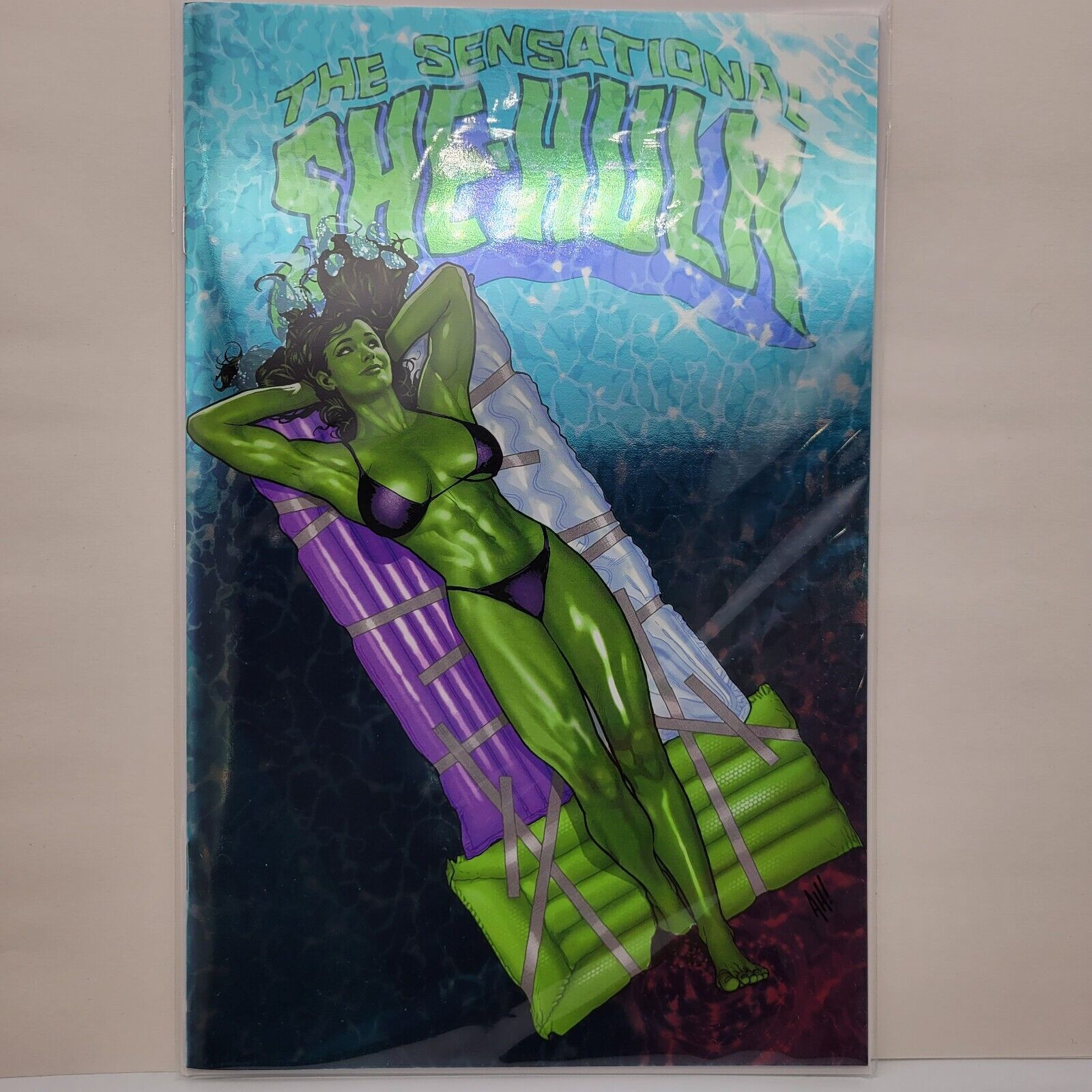 Sensational She-Hulk Vol 2 #1 Cover I Variant Adam Hughes Foil Cover 2023