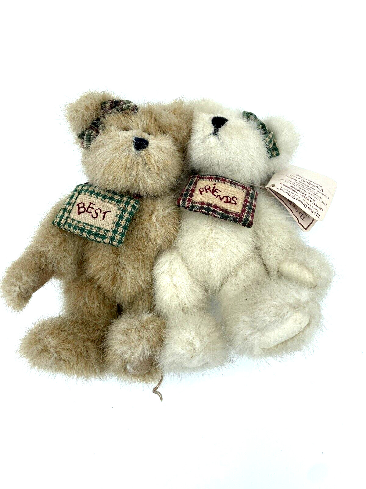 Boyds Bears Attached Best Friends Plush Teddy Bears W/Tags
