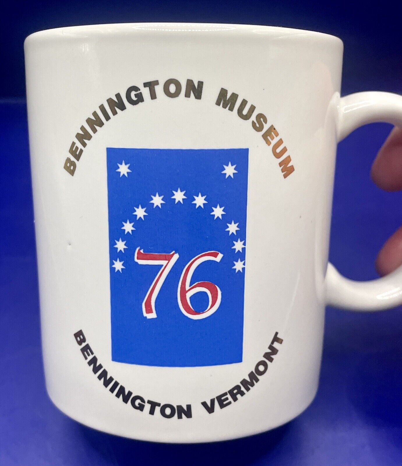 Vintage Bennington Museum Vermont 1976 Bicentennial Souvenir Mug