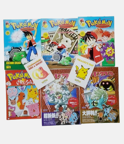 POKEMON LOT(2)Pokemon Tales(3)Pokemon Adventures(1)Origami &(2)Japanese Origami