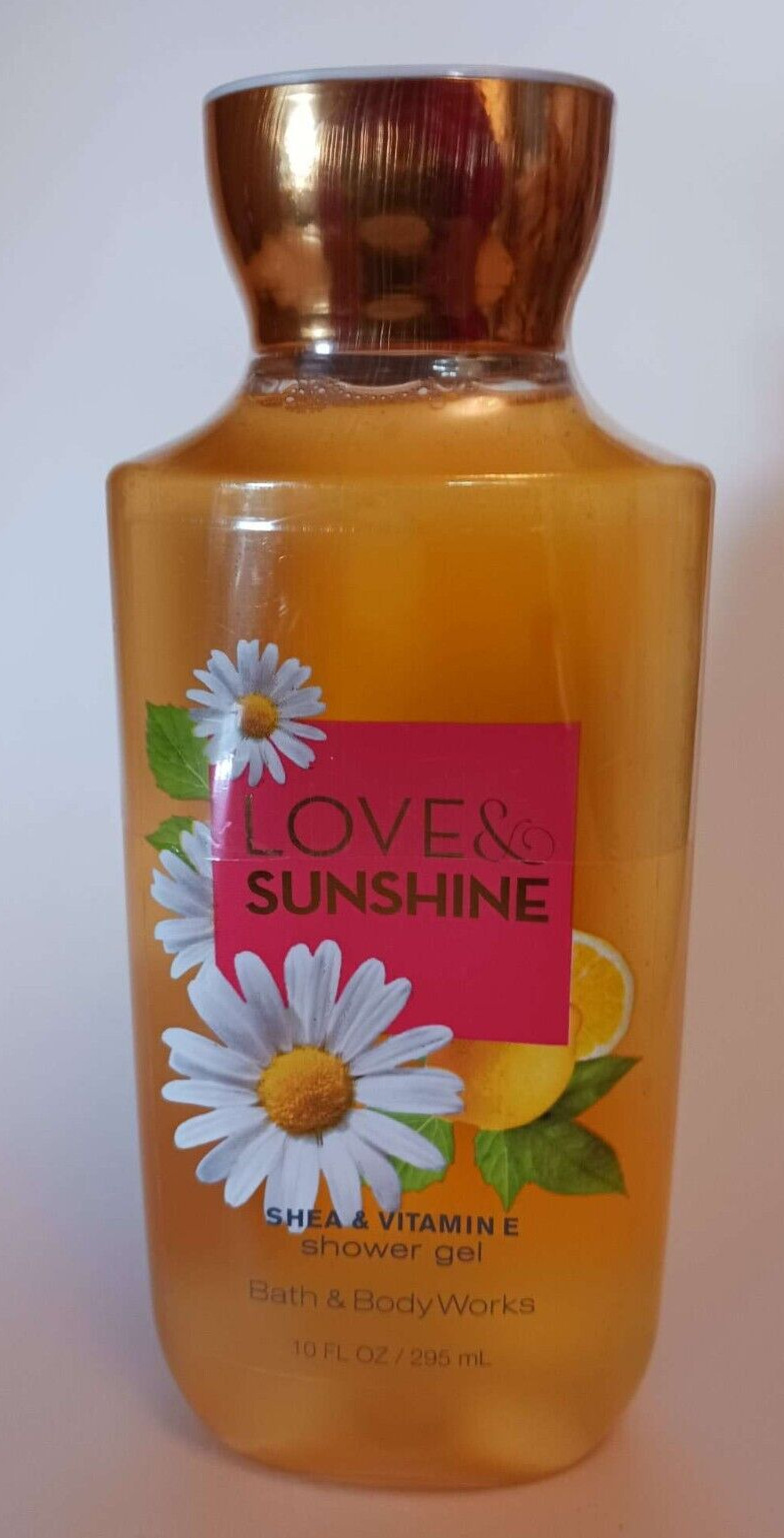 Bath & Body Works ~ Love & SunShine  ~ Shea & Vitamin e Shower Gel 10oz