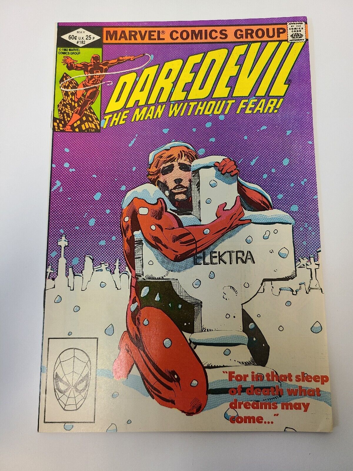 Daredevil #182, Frank Miller, 9.8 Potential IMO, Presser Cleaner\'s Special