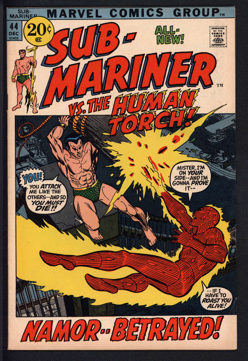 SUB-MARINER #44 6.5 // MARVEL COMICS 1971