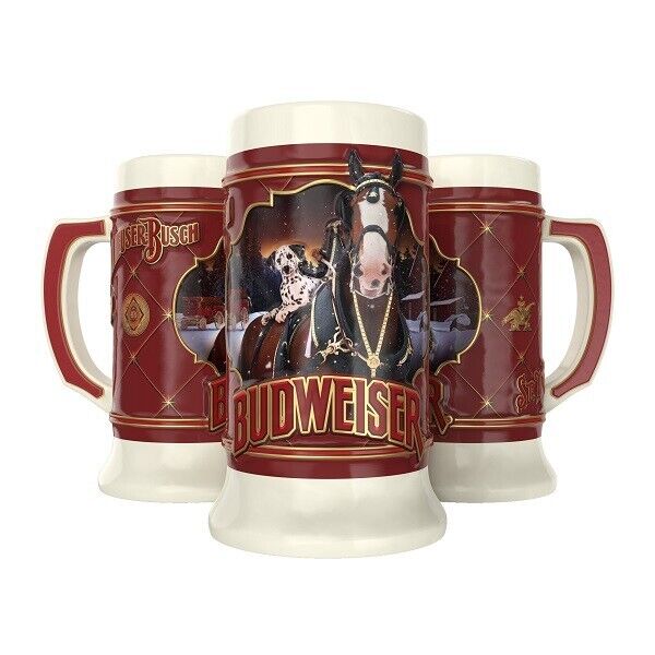2022 Budweiser Holiday Stein -  43rd Edition Best Buds IN STOCK