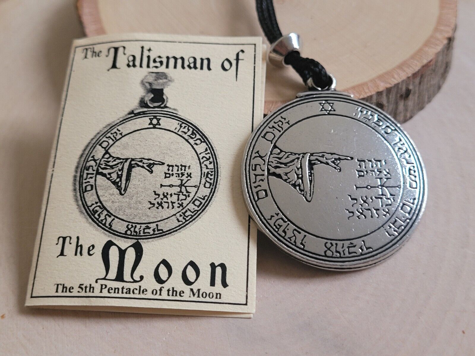 Talisman of Moon Magic Pentacle Solomon Seal Protection 1.5