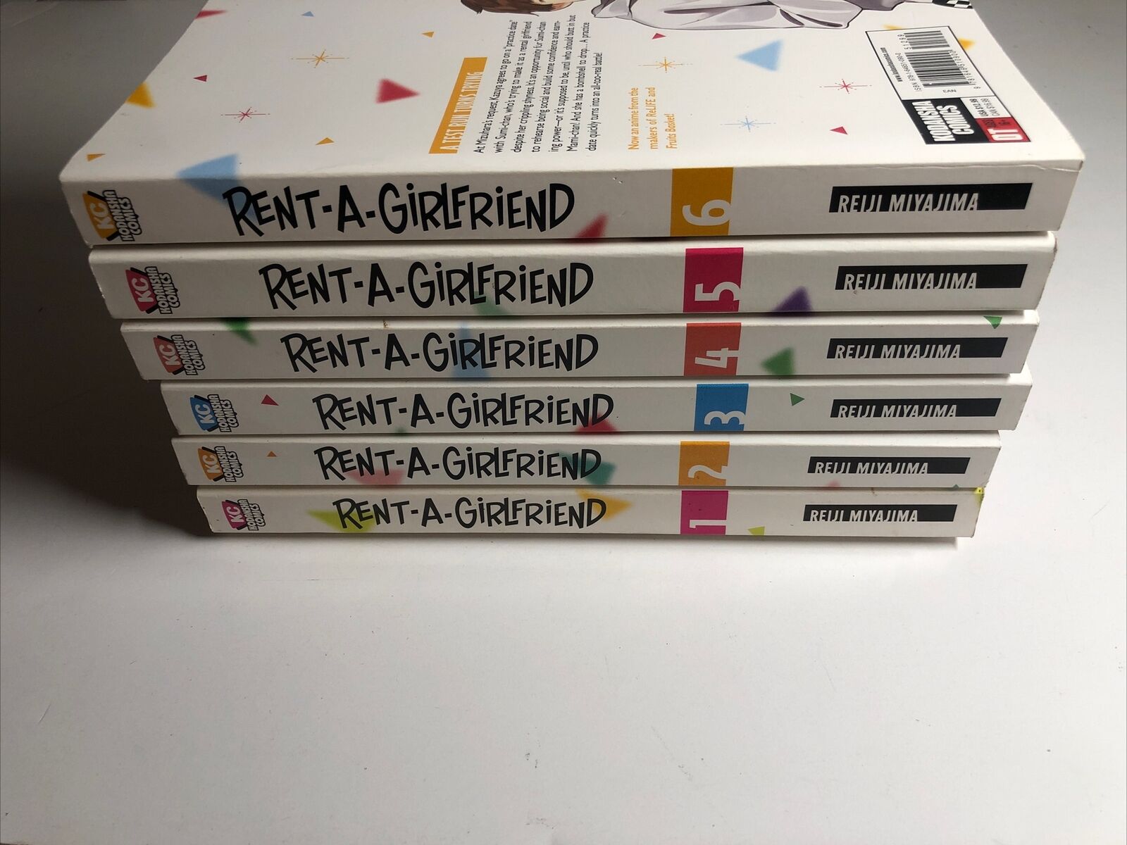 RENT A GIRLFRIEND -- English Manga Vols 1,2,3,4,5,6- Miyajima