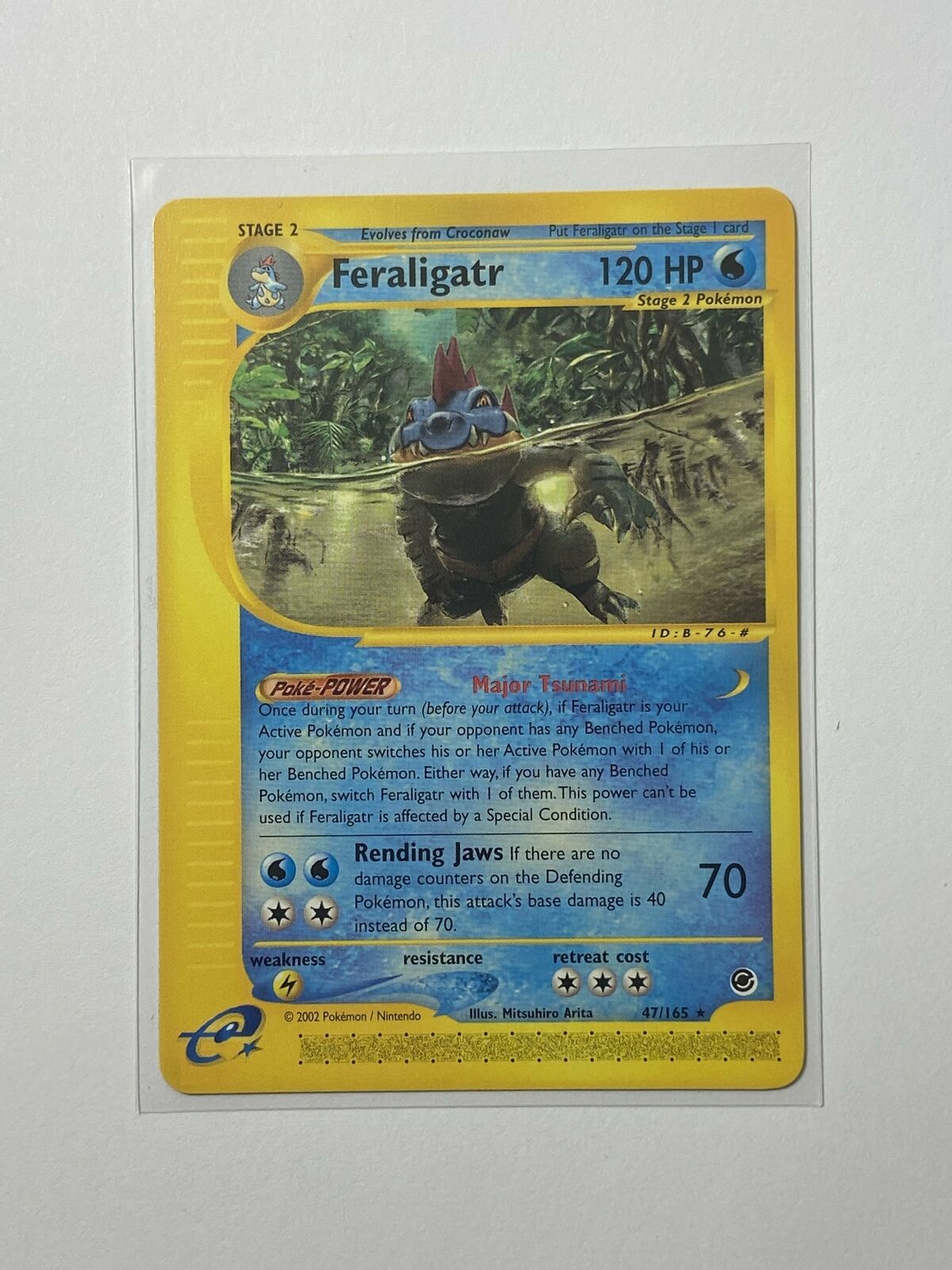Feraligatr Expedition 47/165  Pokemon  card Near Mint WOTC