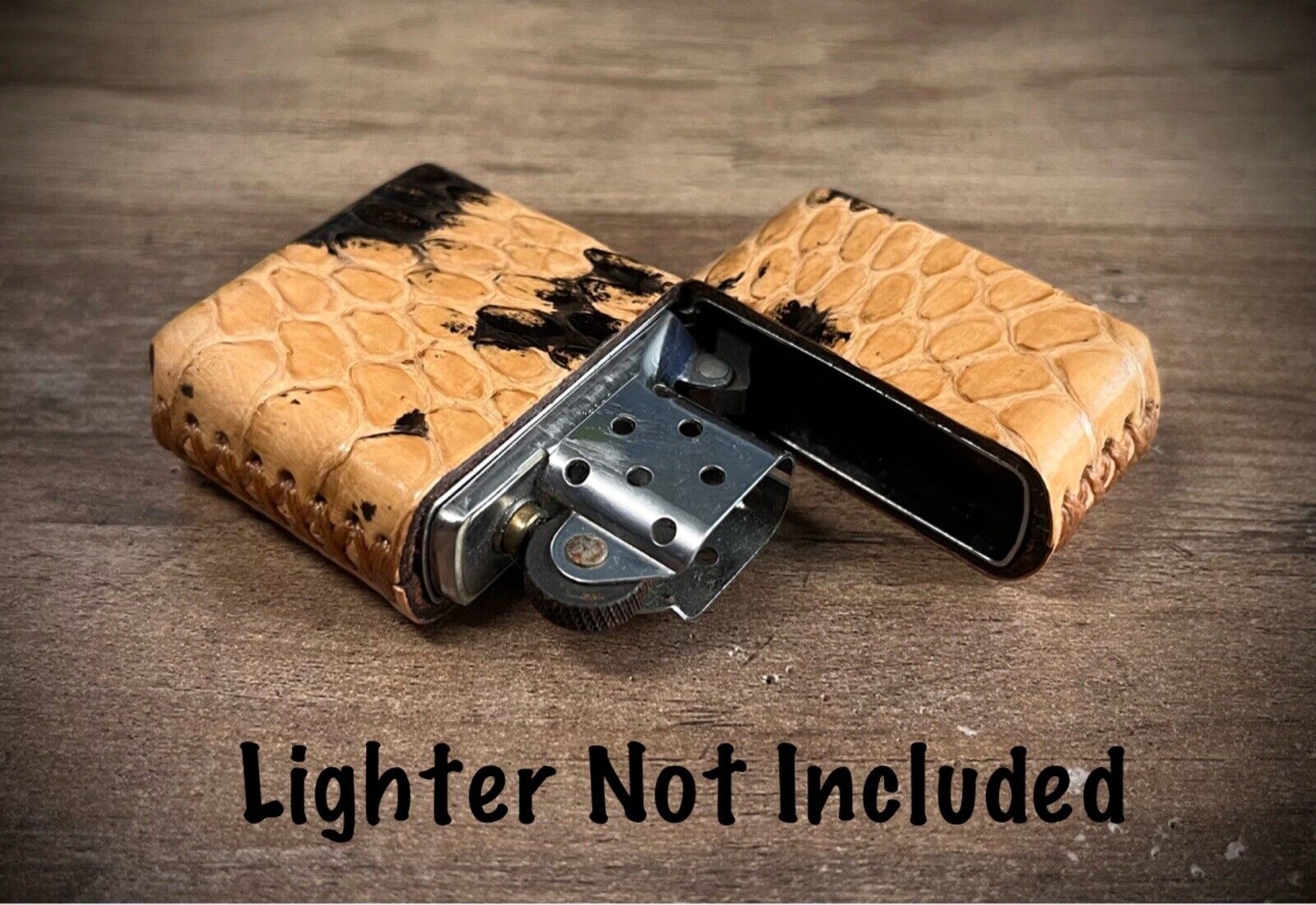 Snake Skin Case for Zippo Lighter Standard Size (Made in USA 🇺🇸)