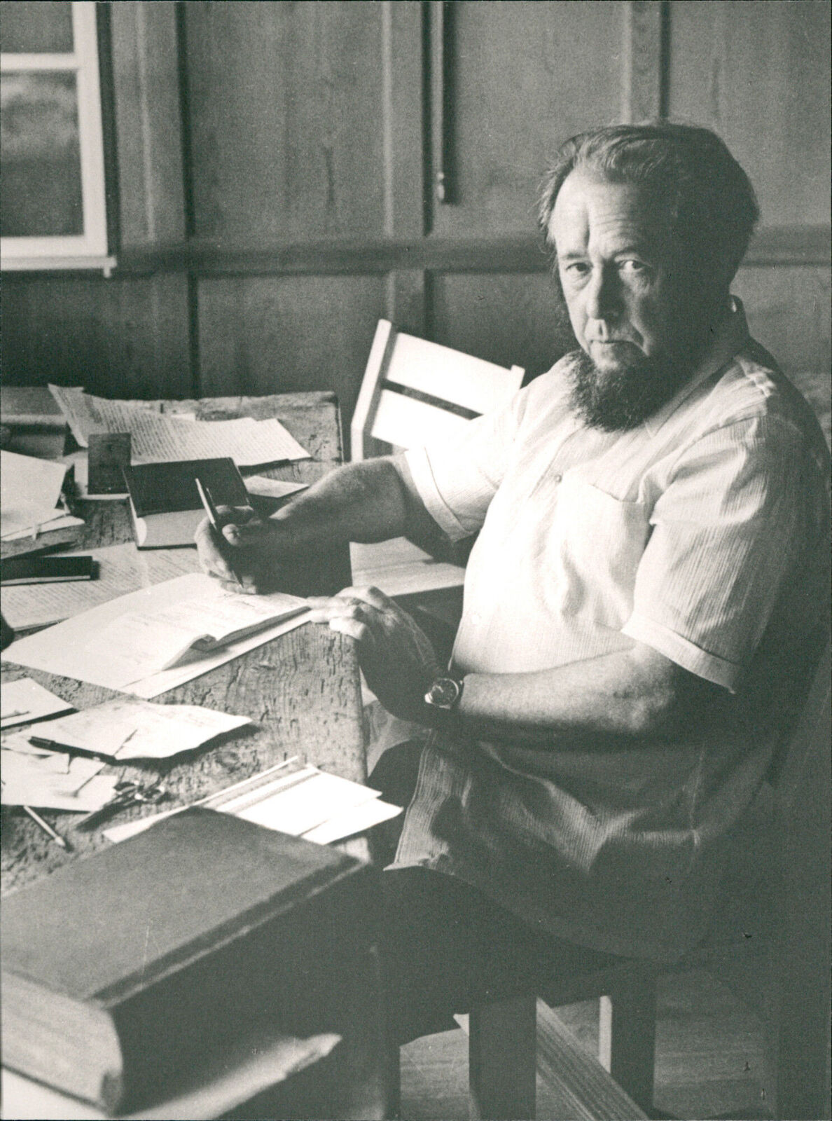 Alexander Solsjenitsyn,Author Soviet - Vintage Photograph 2535791
