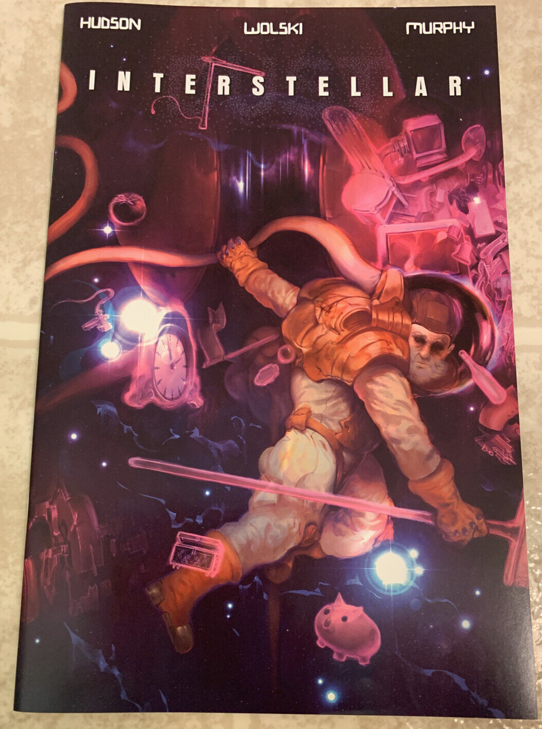 Interstellar Dust #1 (Warn Everyone Comics) Anton Oxenuk cover