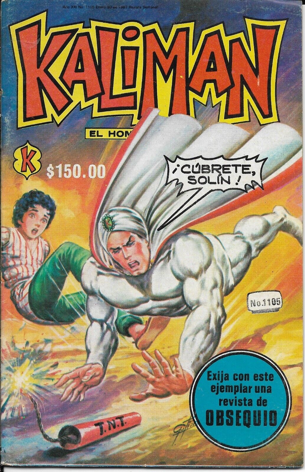 Kaliman El Hombre Increible #1105 - Enero 30, 1987