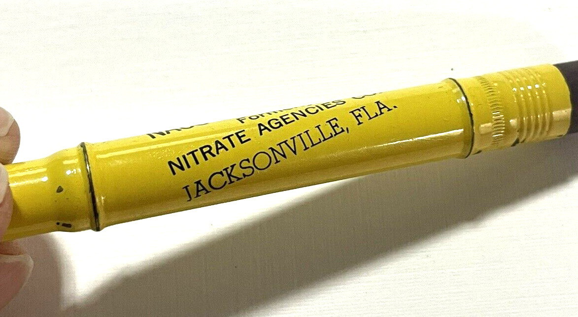 Jacksonville Florida NACO Fertilizer Farm Nitrate c.1930s Bullet Pencil