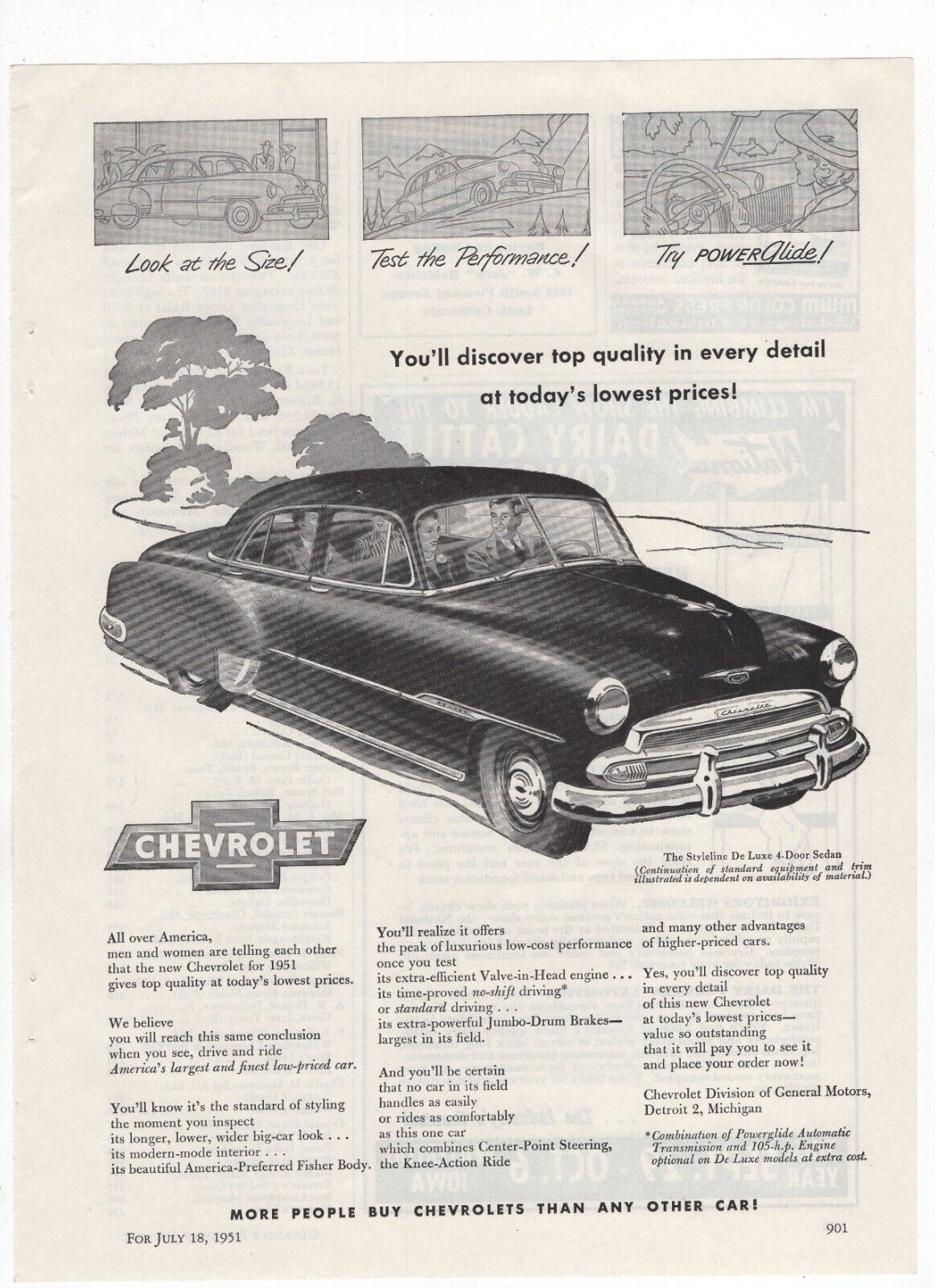 1951 Chevrolet Styleline DeLuxe  Sedan  \