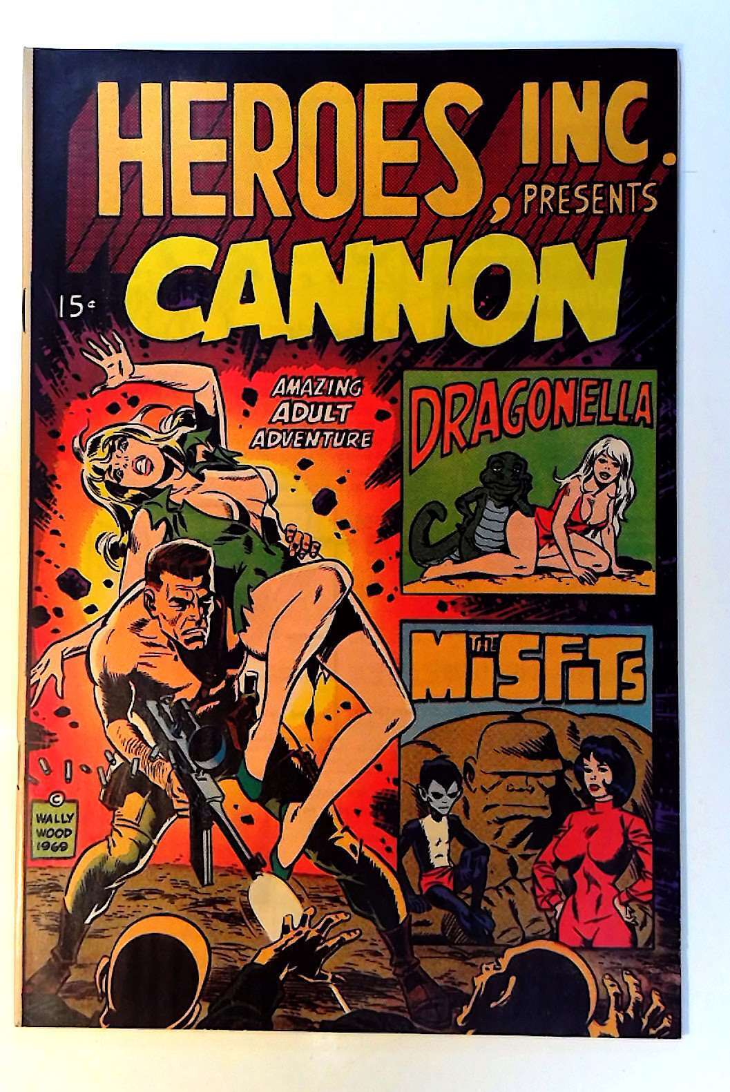 Heroes, Inc. Presents Cannon #1 Wallace Wood (1969) VF 1st Print Comic Book