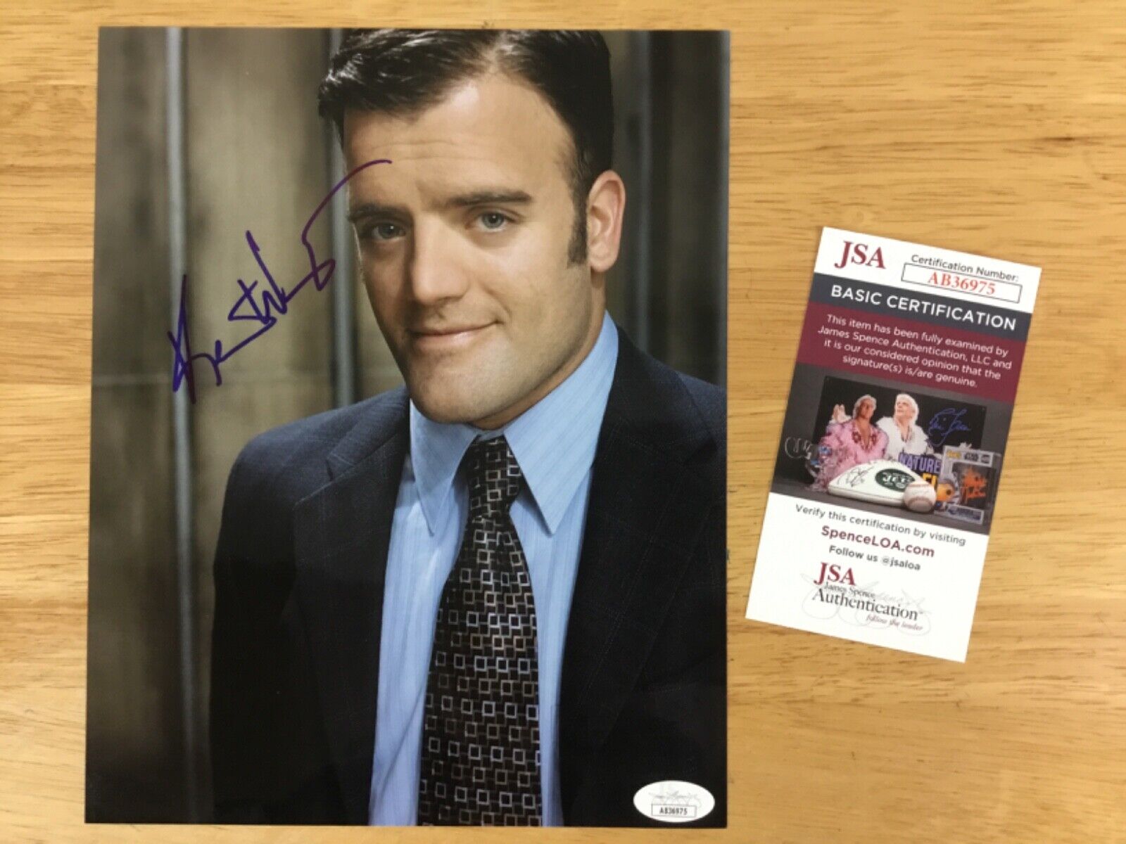(SSG) KEVIN WEISMAN Signed 8X10 Color Photo \