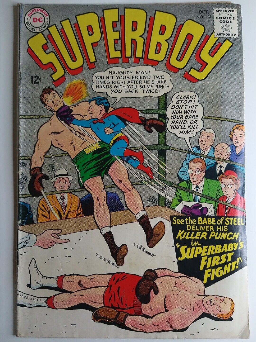 DC Comics Superboy #124 1st Appearance/Origin Insect Queen; Curt Swan FN 6.0