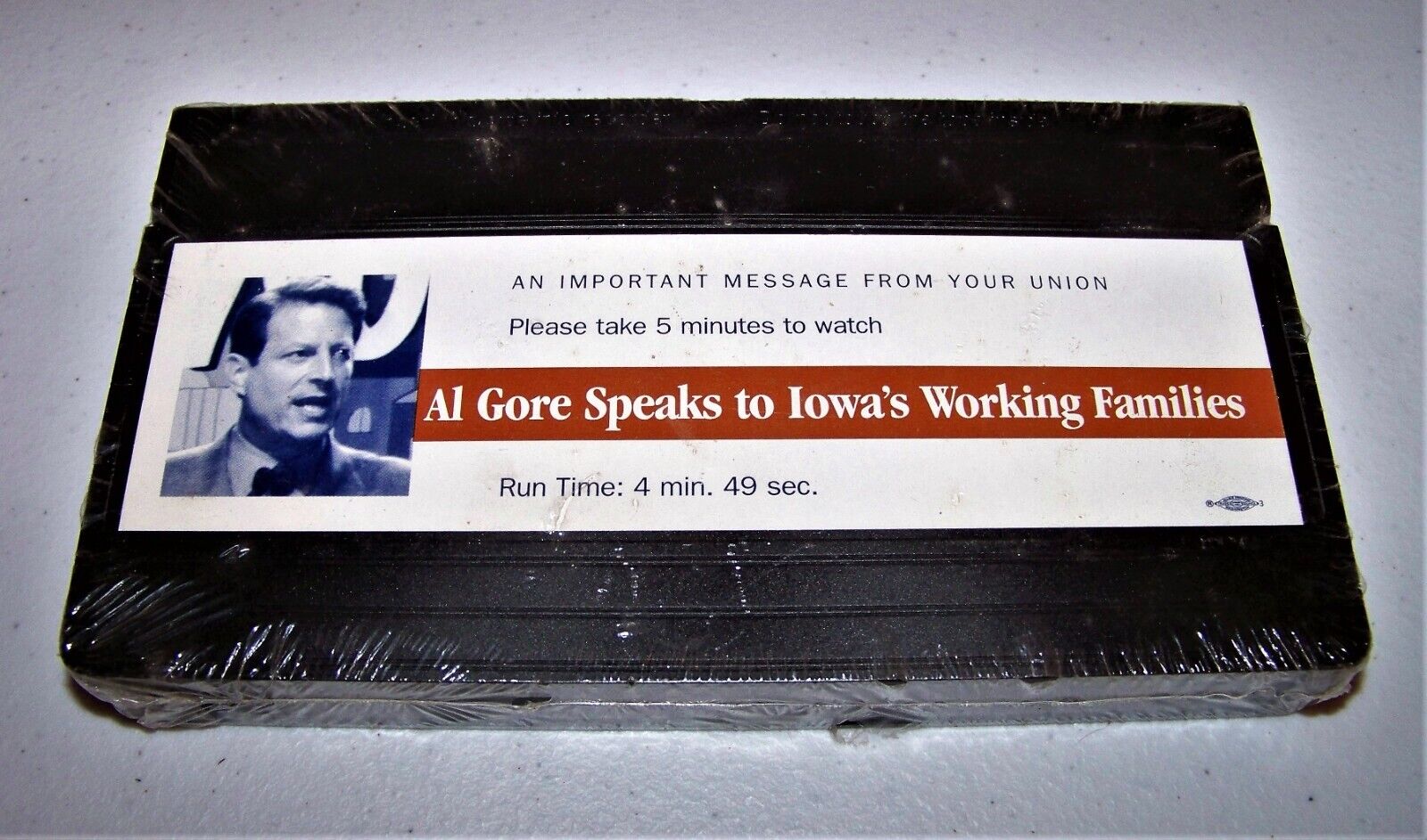 AL GORE Climate Change Presidential Campaign VHS Movie NEW Sealed Politics USA