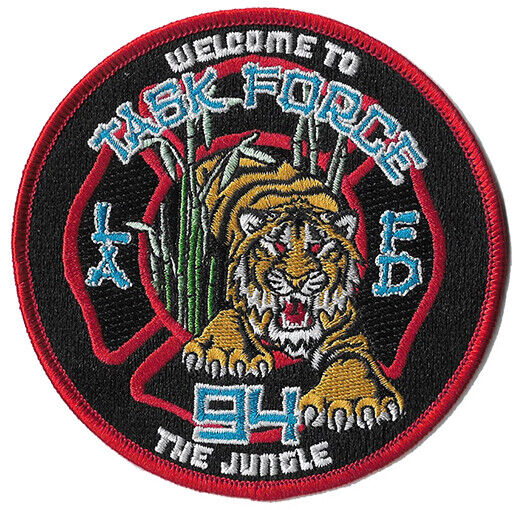 LAFD Task Force Station  94 Welcome to the Jungle NEW Circular Fire Patch