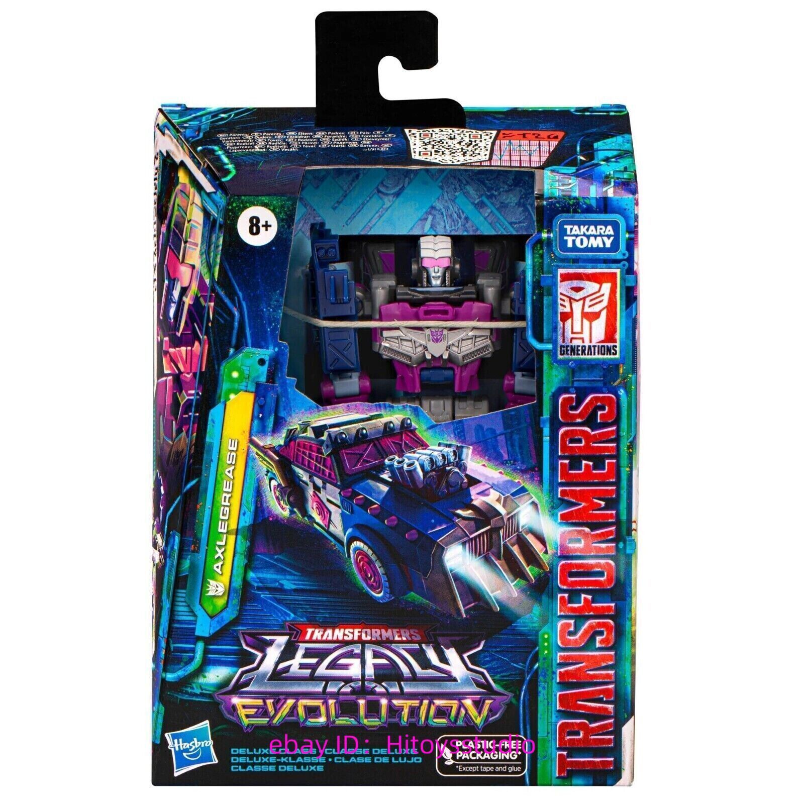 Hasbro Transformers Axlegrease Decepticon Legacy Evolution Deluxe Action Figure