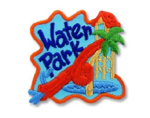 Girl Boy Cub WATER PARK SLIDE DAY Fun Patches Crests Badges SCOUT GUIDES Visit
