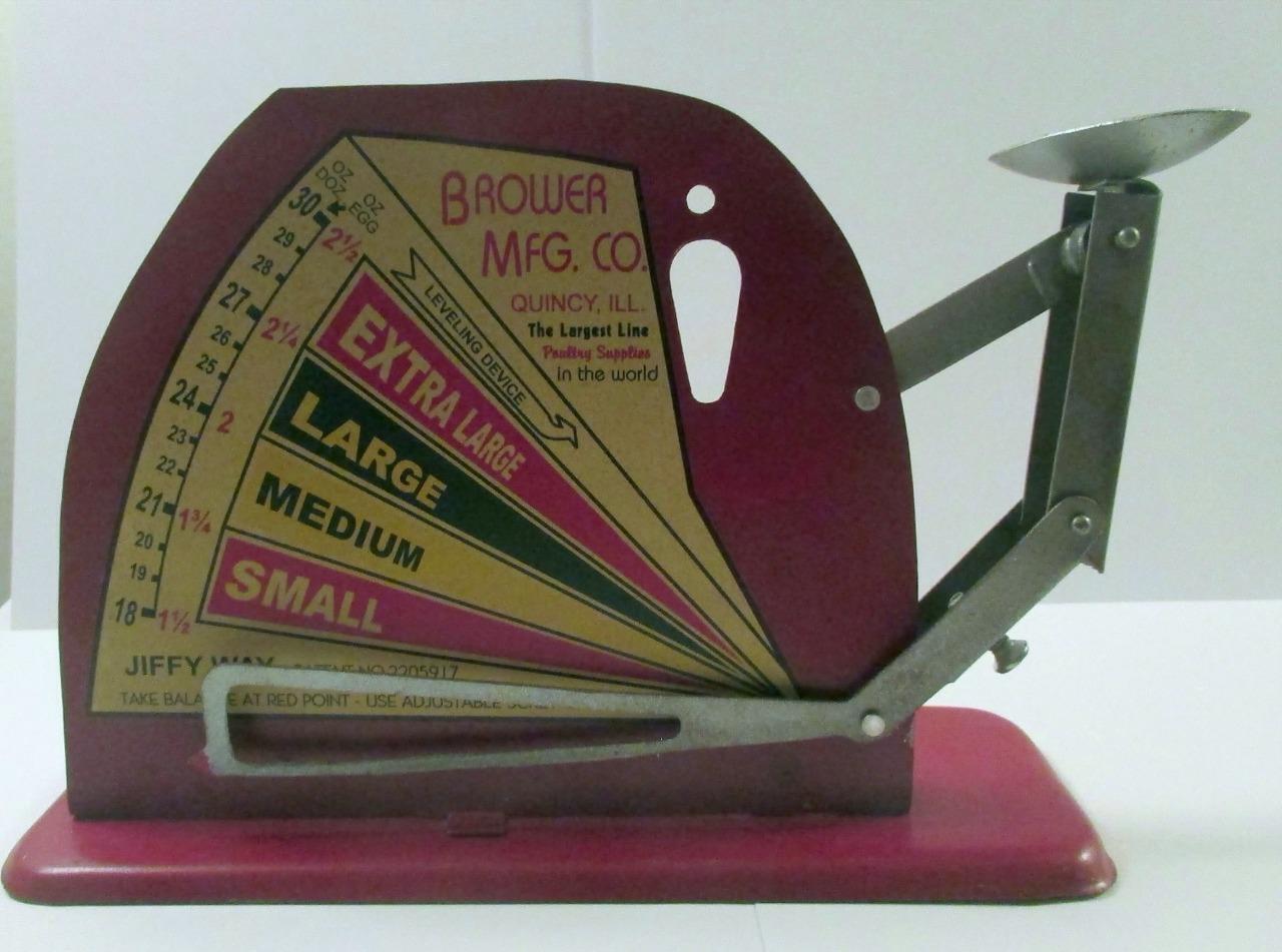 Jiffy Way  Manufacturing Company  Egg Scale