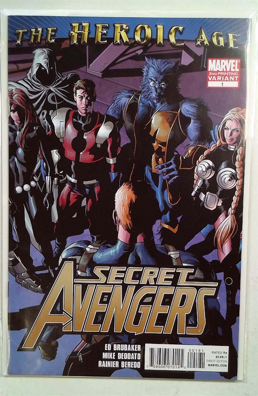 Secret Avengers #1e Marvel Comics (2010) NM 1st Series 2nd Print Comic Book