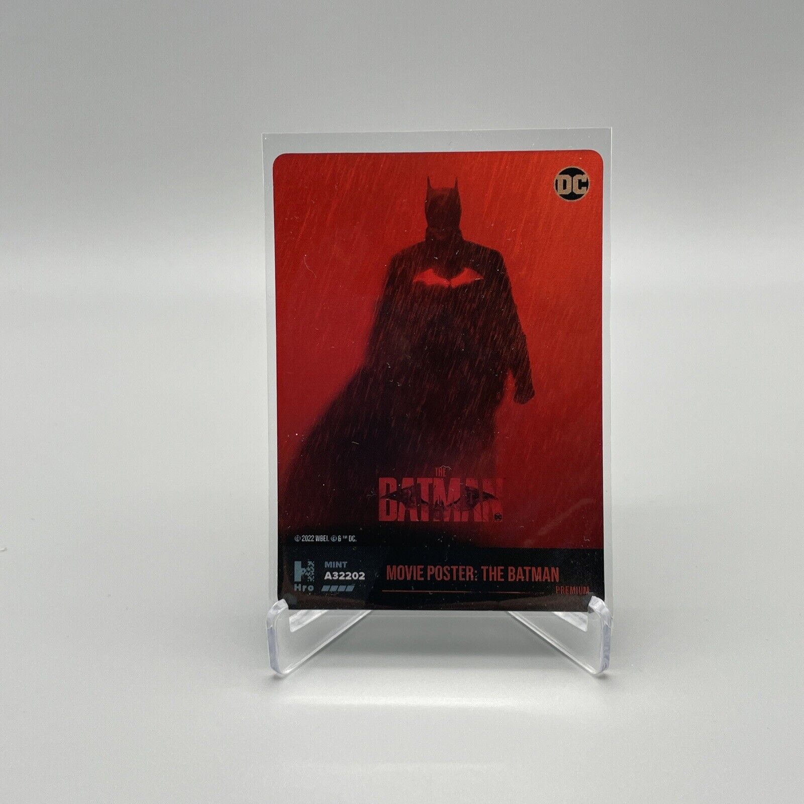HRO DC Hybrid The Batman Movie Poster Physical Unscanned QR Mint A32202