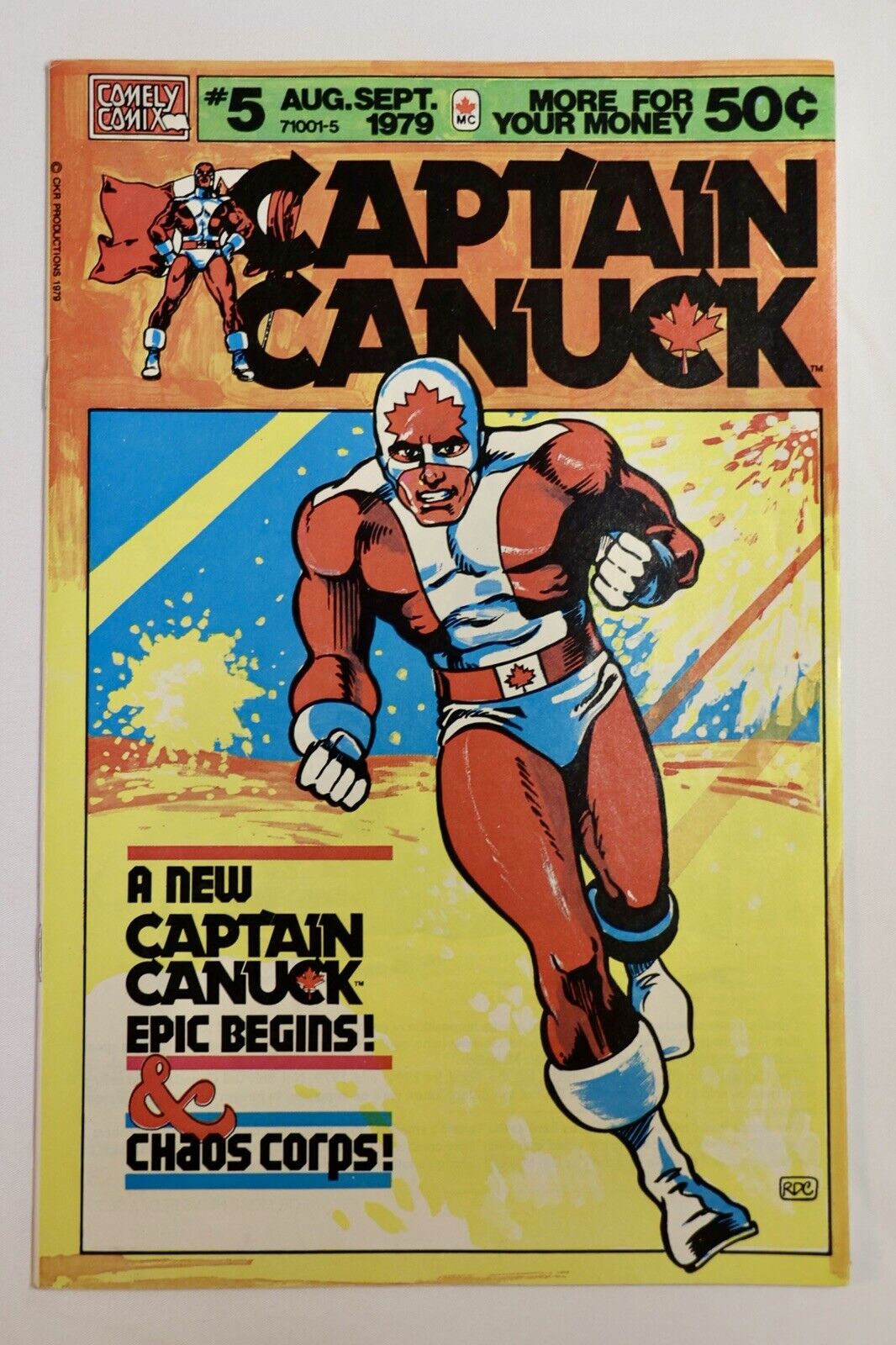 CAPTAIN CANUCK #5 (1979) Chaos Corps - Planet Earth Patrol - COMELY COMIX