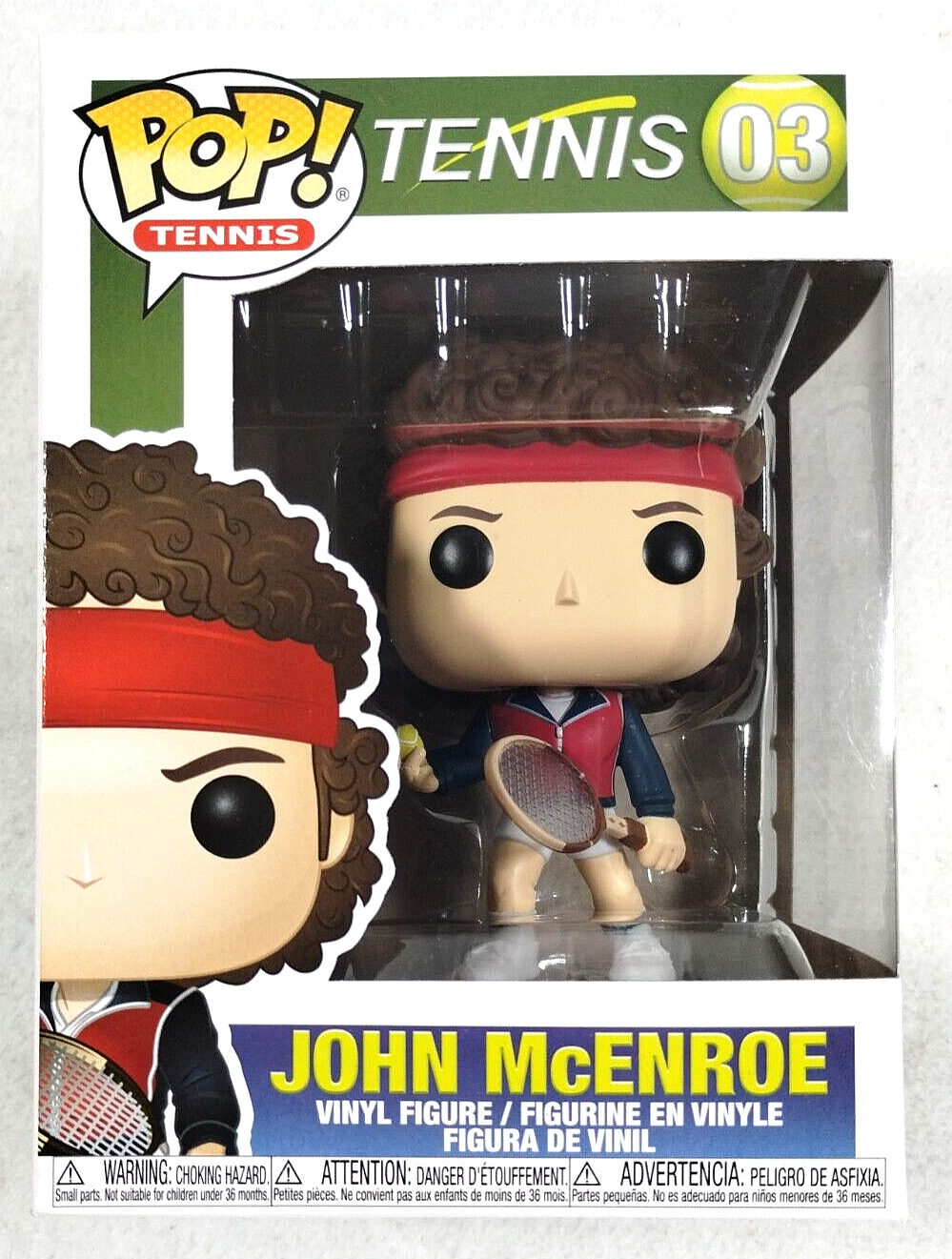 Funko POP Tennis Legends - John McEnroe #03 New in Package
