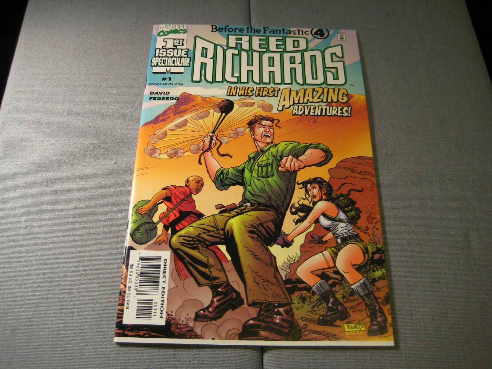 Before The Fantastic 4 Reed Richards #1  (2000, Marvel Comics) 
