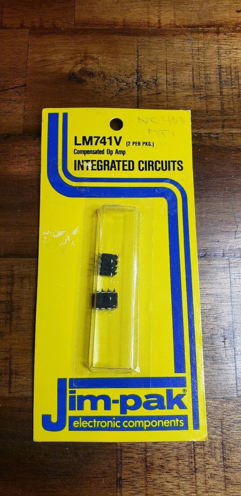 2 Integratged Circuit IC 8 Pin LM741V Chip Board Vtg Arcade Game Part Dealer 