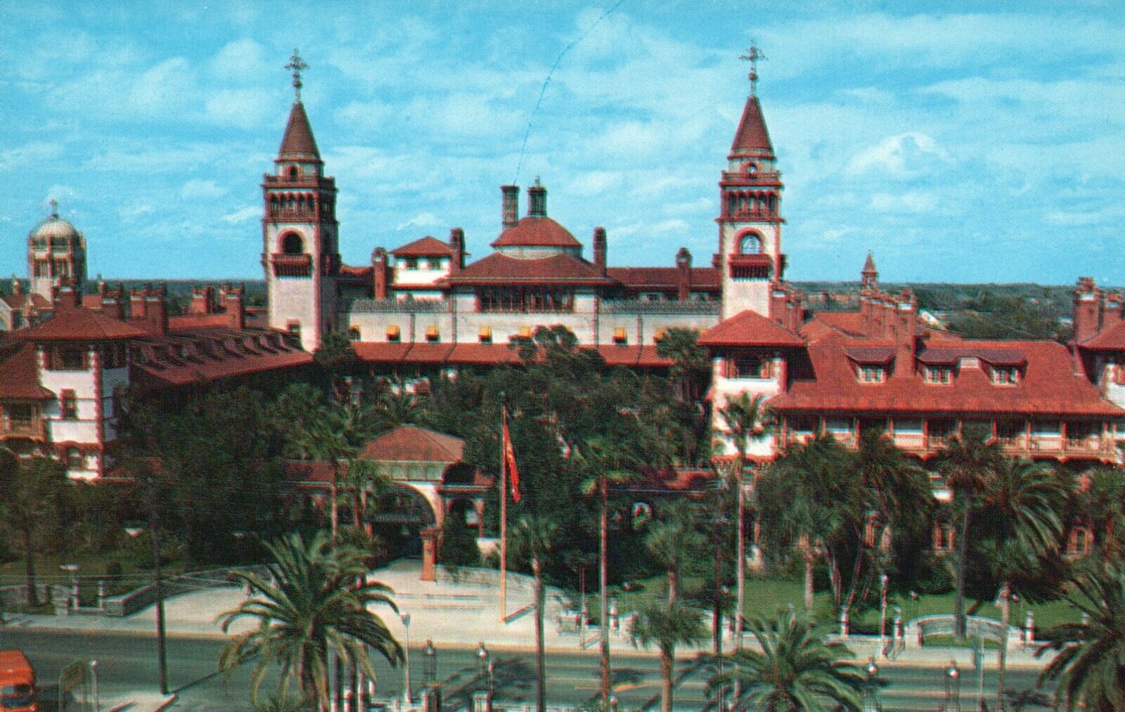 Postcard FL St Augustine Florida Flagler College Chrome Vintage PC J2672