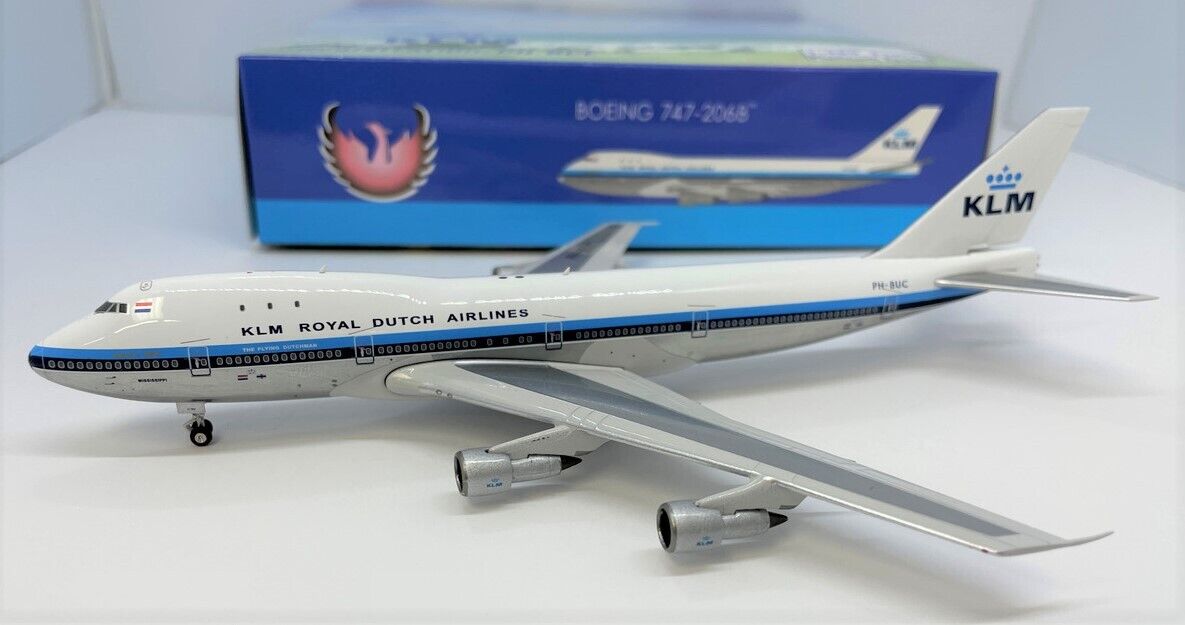 Phoenix 11682 KLM Royal Dutch Airlines Boeing 747-200 PH-BUC Diecast 1/400 Model