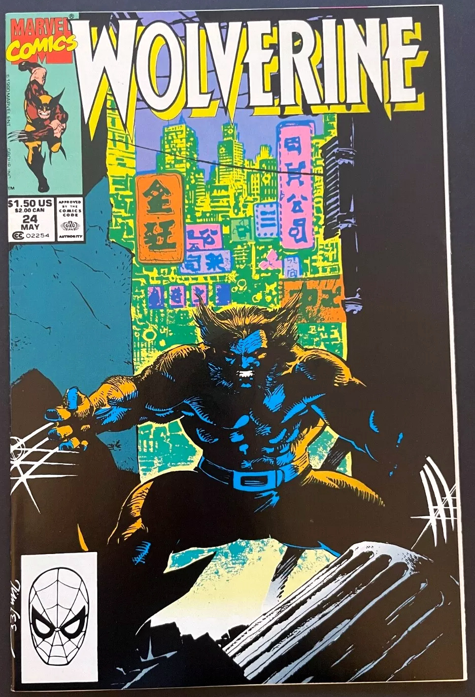 Wolverine 24 Marvel Comics May 1990 Jim Lee