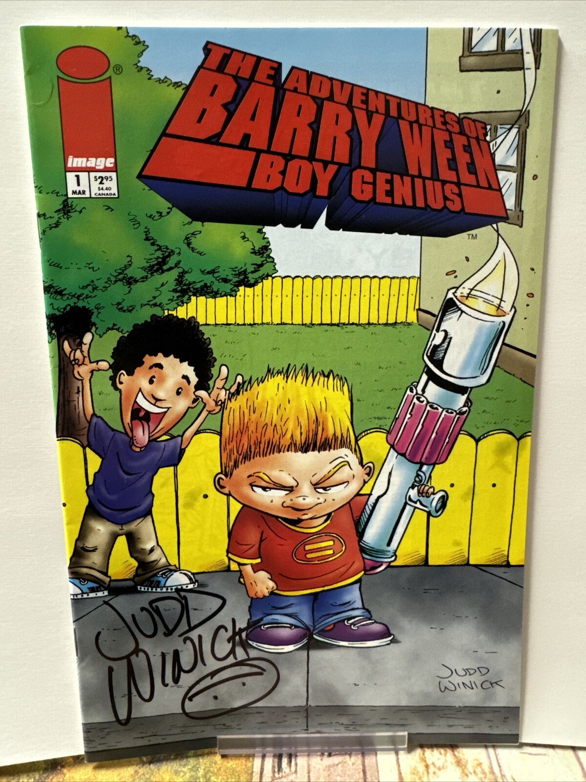 Adventures Of Barry Ween Boy Genius #1 Signed By Judd Winick Very Fine