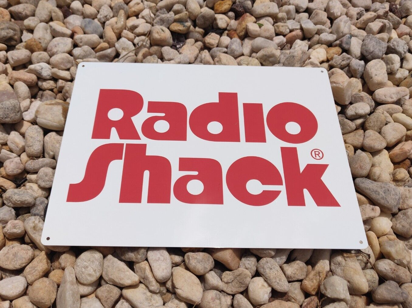 Radio Shack Classic 80s Metal Sign 9x12 inches New 50097