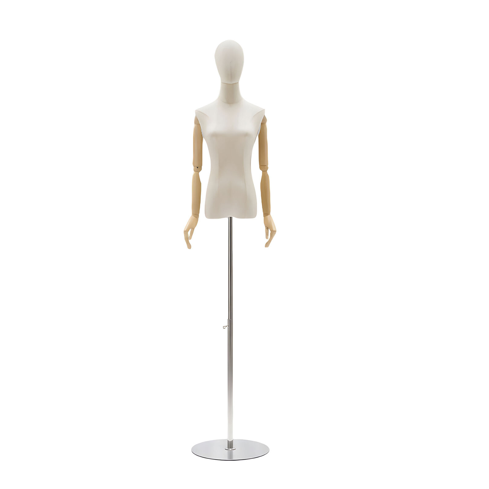 Dress Mannequin for Sewing Female Torso with Head Portable Display Mannequin