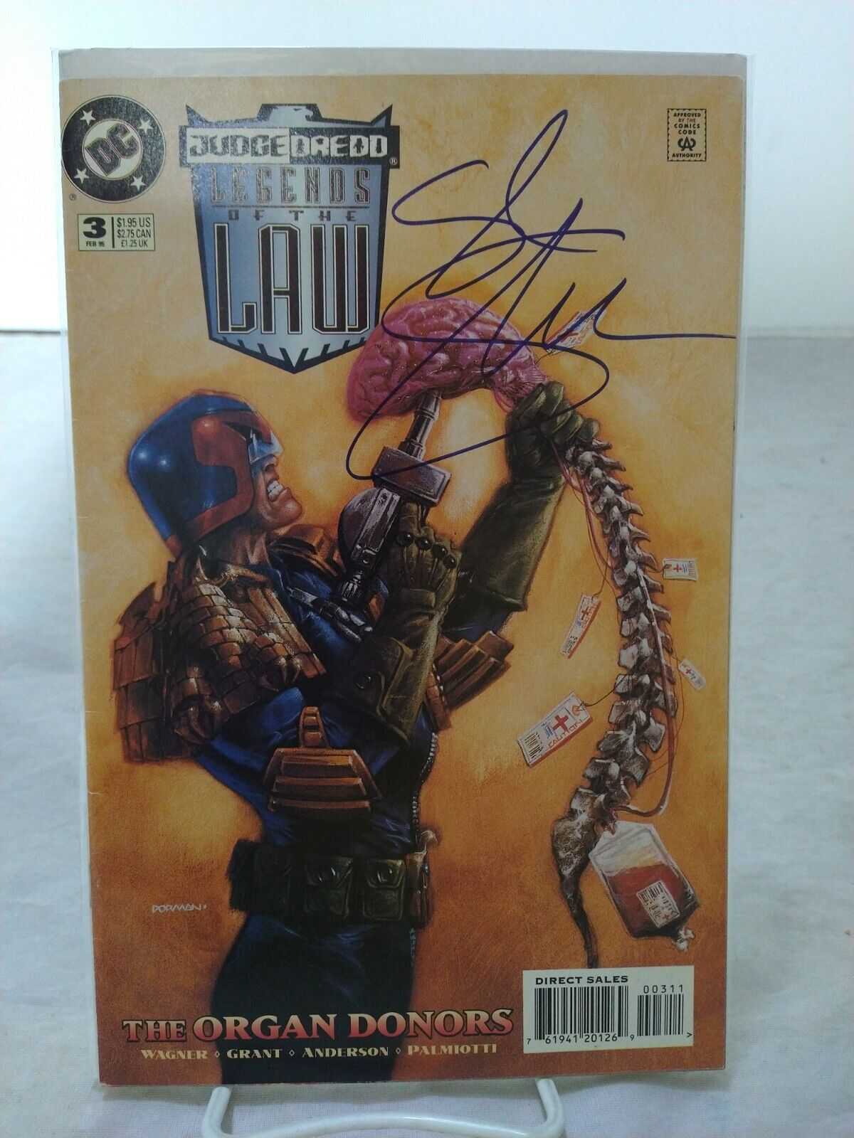 Judge Dredd: Legends of the Law (1994) #3 Scribbled on by Someone