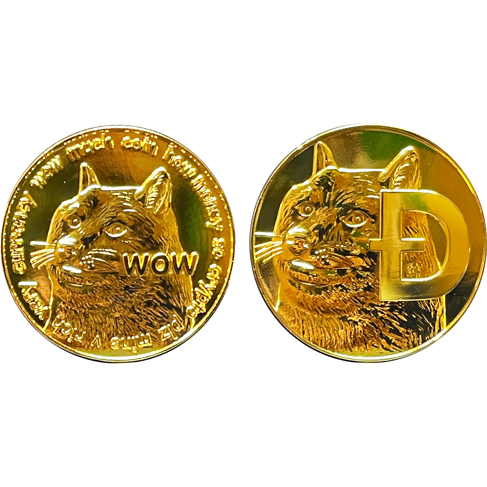 BL12-003 Dogecoin 2 oz doge Commemorative Challenge Coin Limited Edition Crypto