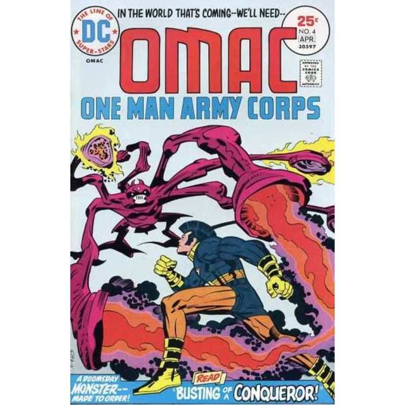 OMAC (1974 series) #4 in Fine condition. DC comics [x,