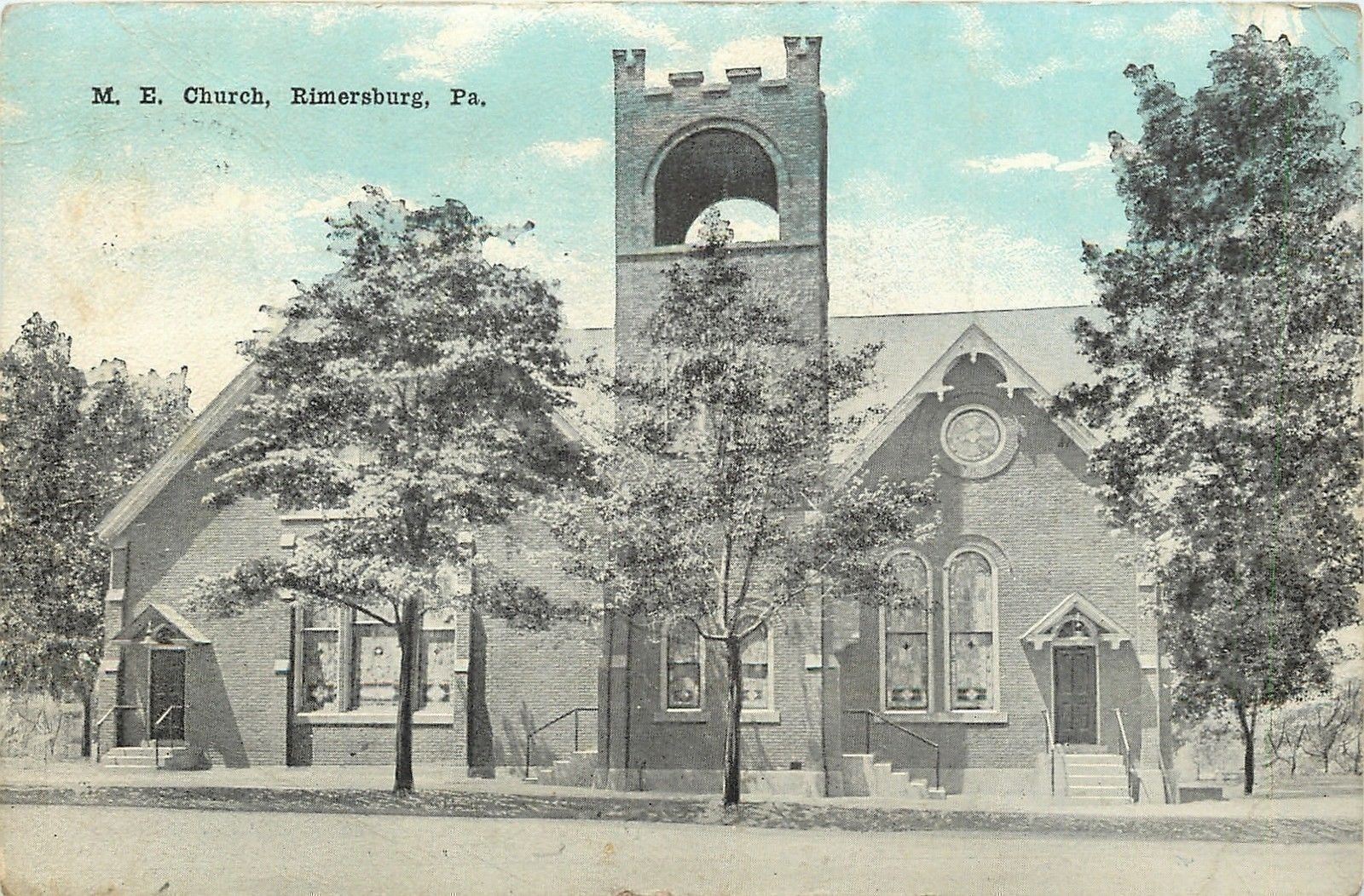 Rimesburg PA~United Methodist Episcopal at 399 Main Street~1910