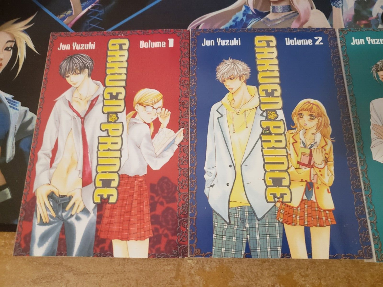 gakuen prince manga volume 1-3